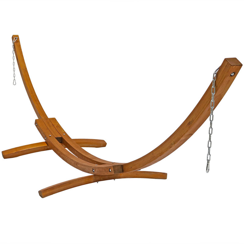 Angela Curved Arc Wood Hammock Stand & Reviews AllModern